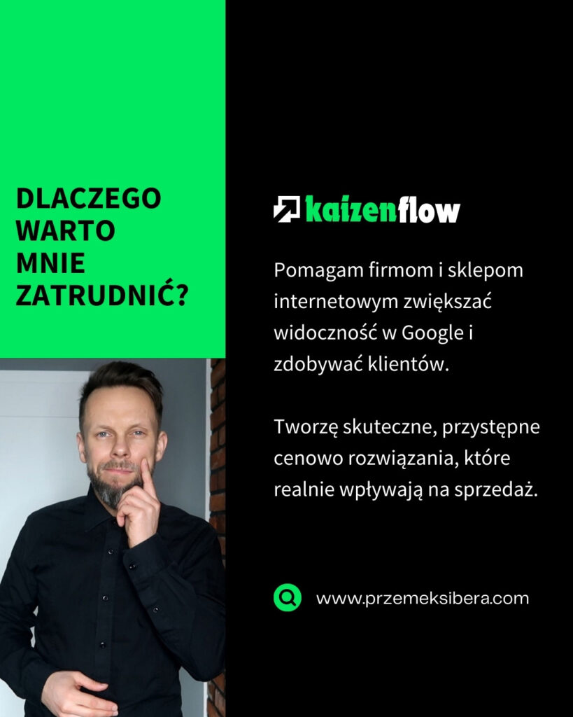 przemek sibera - dlaczego warto mnie zatrudnić